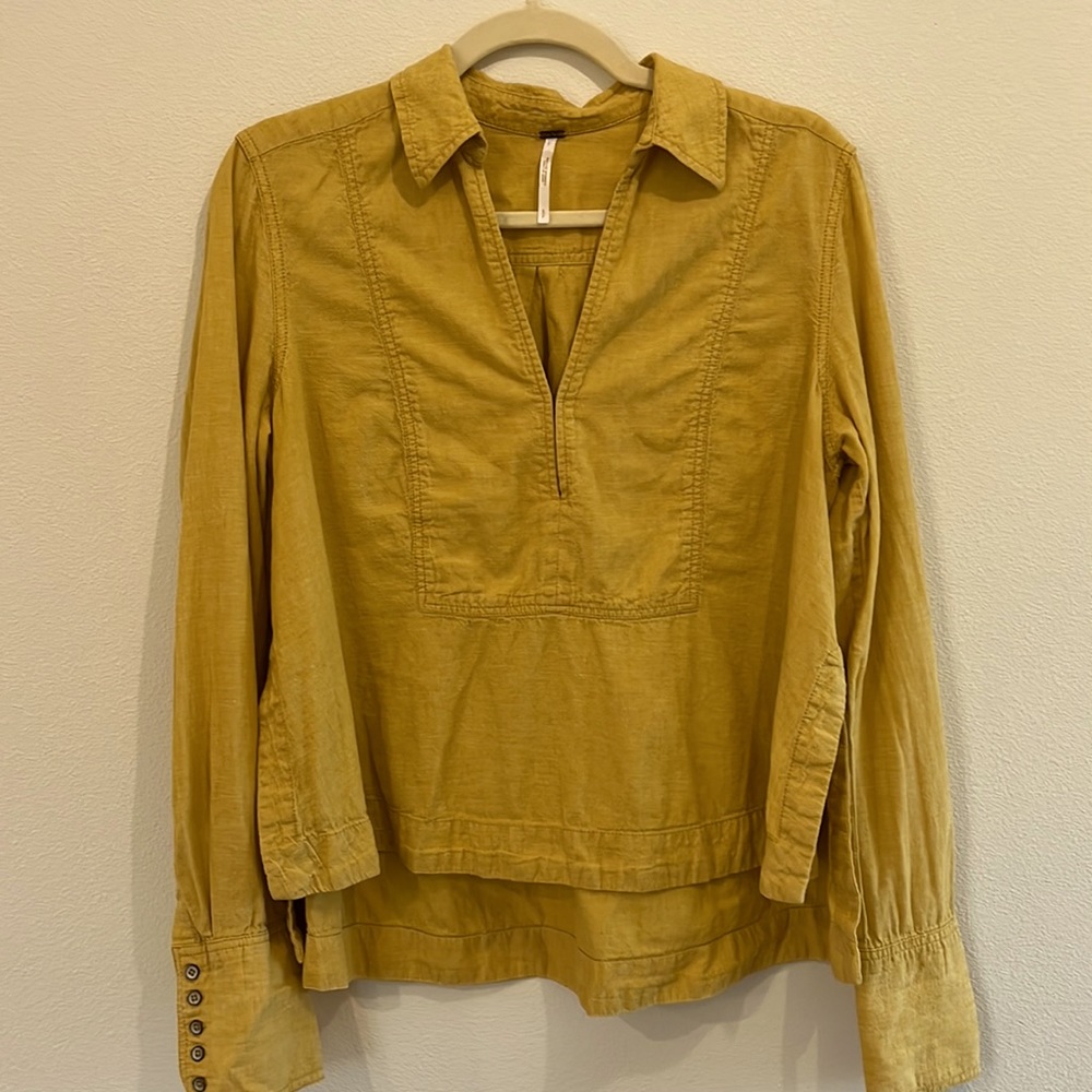 Free People Linen Top